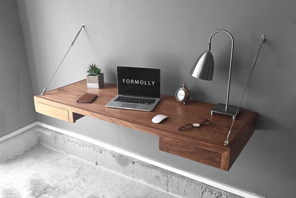 Bàn làm việc áp tường - Mộc Kiến Thành